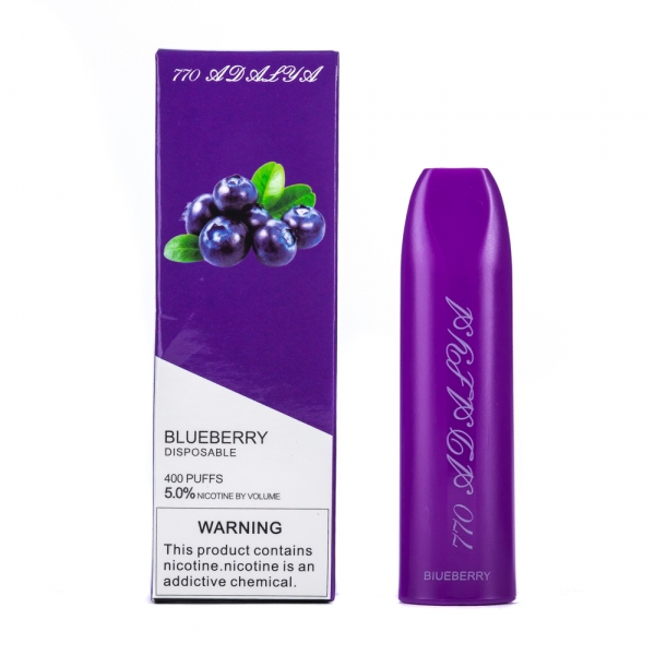 Купить Adalya - Blueberry (Черника), 400 затяжек, 20 мг (2%)