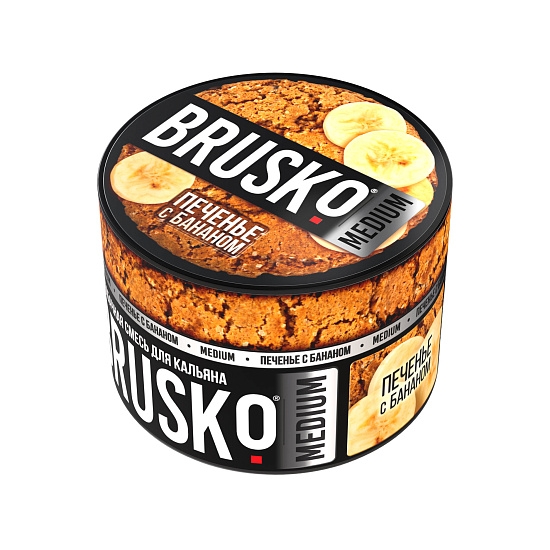 Купить Brusko Medium - Печенье с бананом 50г