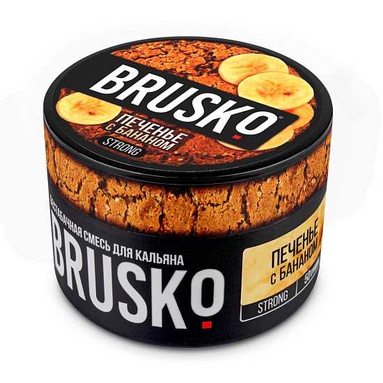 Купить Brusko Strong - Печенье с бананом 50г